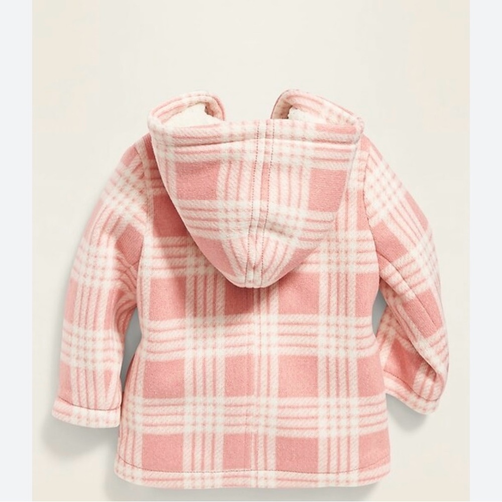 Old Navy toddler wool plaid coat